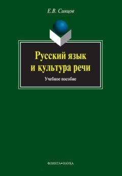 Евгений Синцов - Русский язык и культура речи