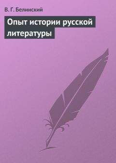 Виссарион Белинский - Опыт истории русской литературы
